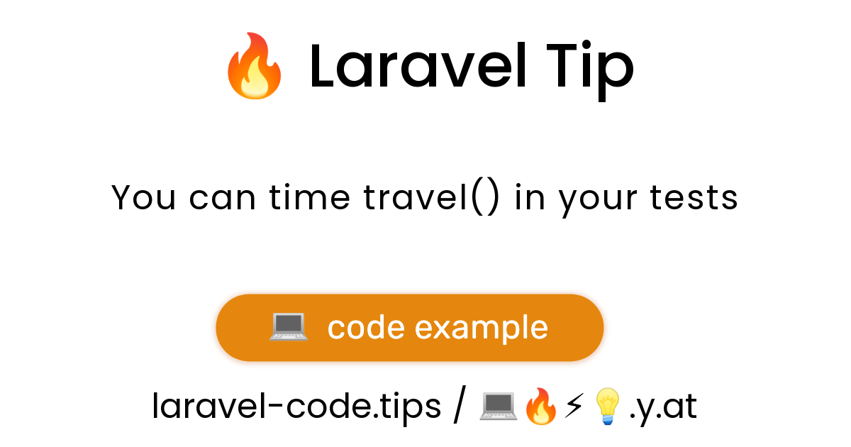 laravel travel in time